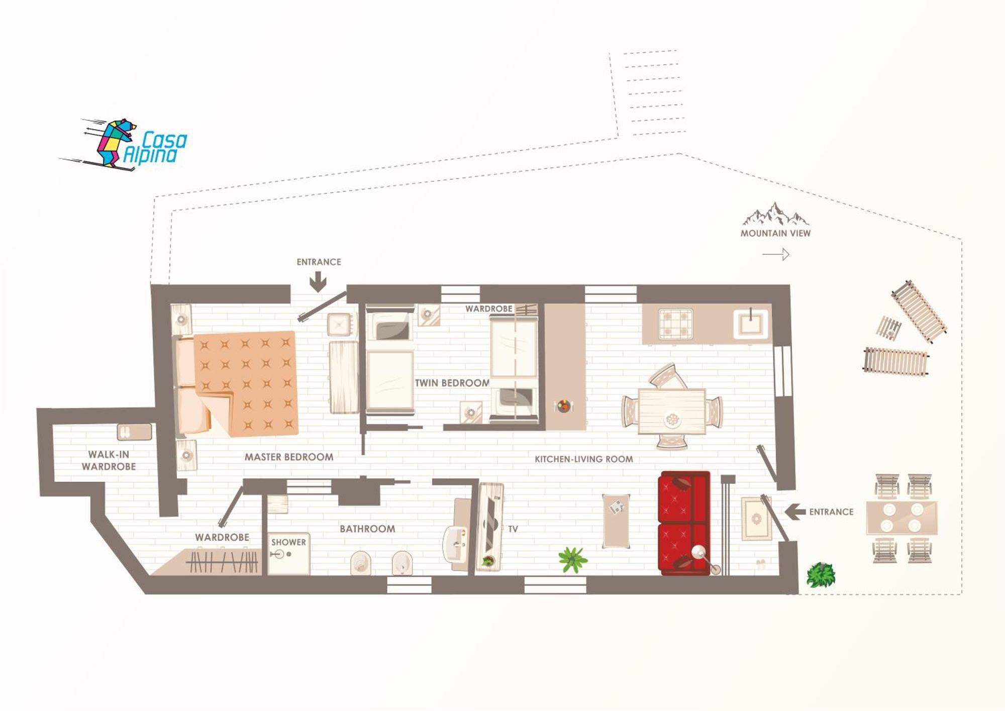 Casa Alpina - Sarre Appartement Aosta Buitenkant foto